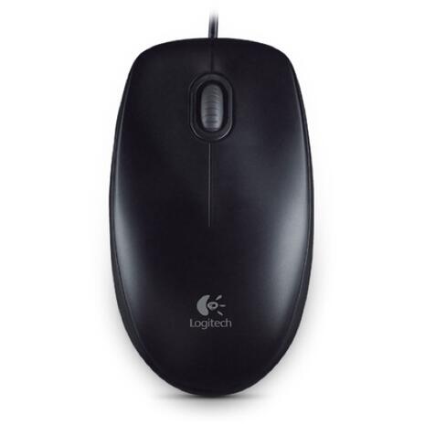 Ποντίκι Logitech Wired Mouse B100 Black (910-003357)