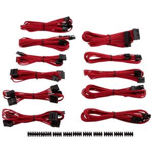 Corsair Premium Individually Sleeved PSU Cable Kit Pro Package Type 4 - Red (CP-8920152)