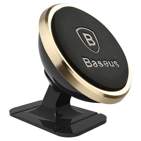 Universal Magnetic Car Mount Baseus 360-Degree Gold