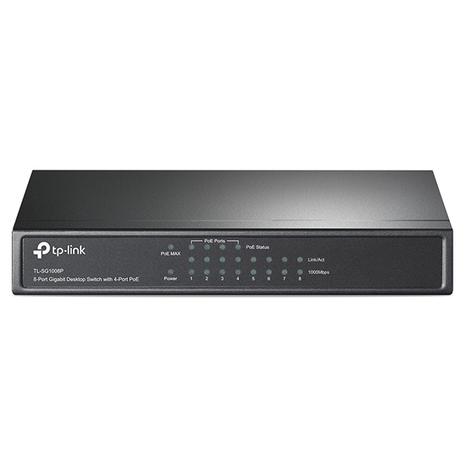 8-Port Gigabit Desktop Switch with 4-Port PoE Tp-Link TL-SG1008P (v 3.0)