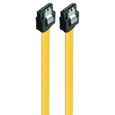 Καλώδιο Powertech SATA III 7-Pin to 7-Pin Yellow 0,5m (CAB-W024)