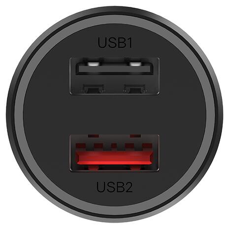 Xiaomi Mi 37W Dual-Port Car Charger Black (GDS4147GL)