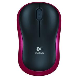 Wireless Mouse Logitech M185 Red (910-002237)