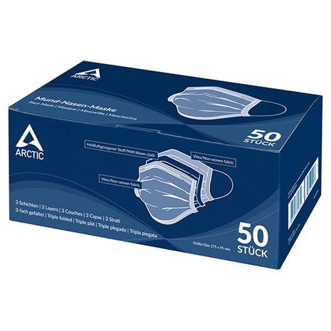 Arctic 3-Layer Nose and Mouth Mask 50 pcs (AOMIS00007A)