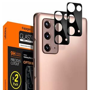 Tempered Glass Spigen® GLAS.tR Slim Optik Camera Lens Black (x2) - Galaxy Note 20 (AGL01455)