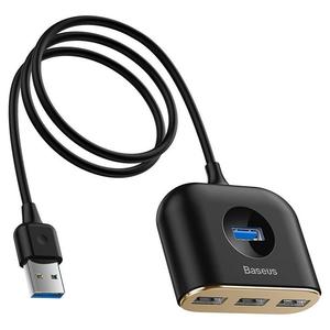 Baseus Square Round 4 in 1 USB Hub Adapter (CAHUB-AY01)