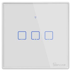 Sonoff® TX Series T2 EU 3Gang Wi-Fi Smart Wall Switch White (ΤΧ-T2EU3C)
