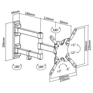 Βάση TV Superior 13-42 Full Motion Extra Slim (188-0050)