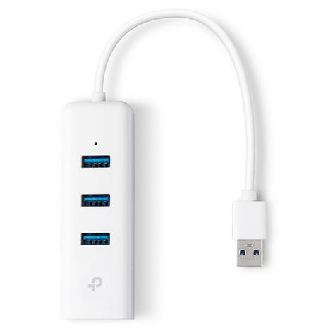 USB 3.0 3-Port Hub & Gigabit Ethernet Adapter TP-Link UE330 (v 2.0)