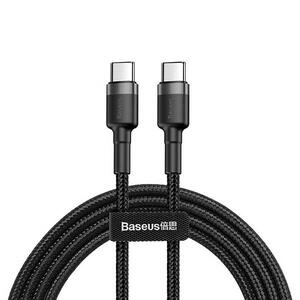 Καλώδιο Baseus Cafule USB-C to USB-C Black/Gray 1m (CATKLF-GG1)