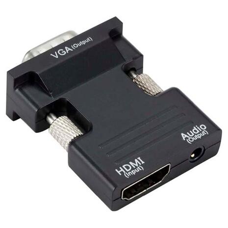 Αντάπτορας Powertech HDMI Female/3.5mm Jack to VGA Male (CAB-H120)