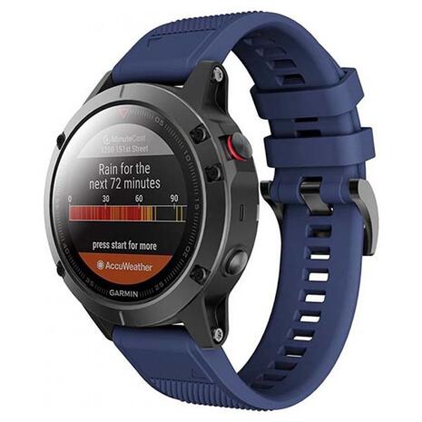 Tech-Protect Sport Smooth Band Navy Blue - Garmin Fenix (22mm)