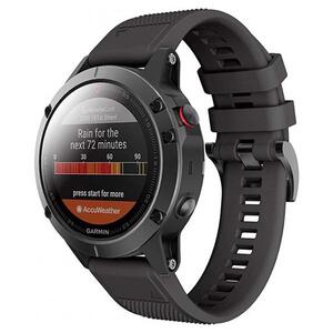 Tech-Protect Sport Smooth Band Black - Garmin Fenix (26mm)