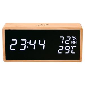 Ρολόι/Ξυπνητήρι Life WES-108 Bamboo (221-0109)