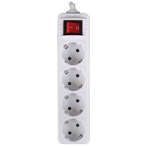 Πολύπριζο Sonora 4x Schuko PSW401 White 1.5m (230-0015)