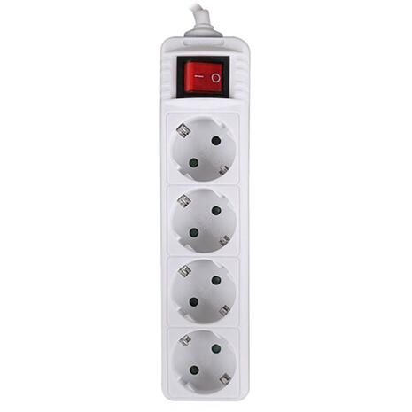 Πολύπριζο Sonora 4x Schuko PSW401 White 1.5m (230-0015)