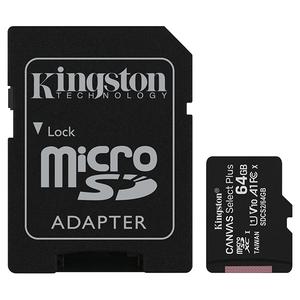 Κάρτα Μνήμης Kingston CANVAS Select Plus microSDXC 64GB with Adapter