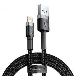 Καλώδιο Baseus Cafule USB to Lightning Black/Gray 1m (CALKLF-BG1)