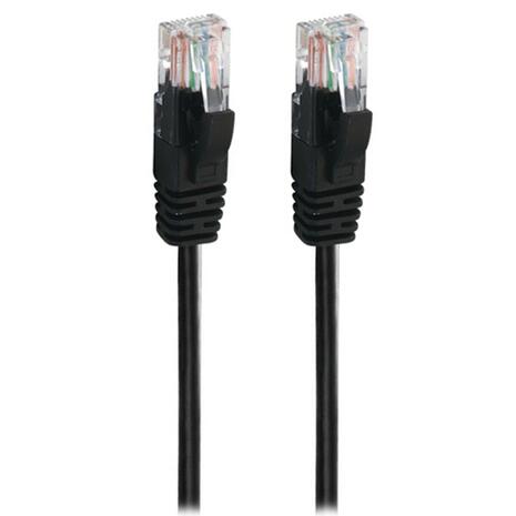 Καλώδιο Powertech U/UTP Cat.5e Black 0.5m (CAB-N196)