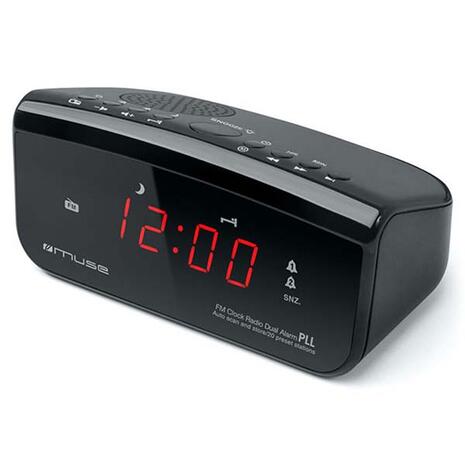 Ραδιόφωνο/Ρολόι Muse M-12 CR Black