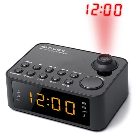 Ραδιόφωνο/Ρολόι Muse M-178 P Black