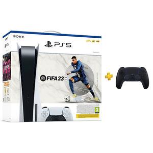 Sony PlayStation 5 Blu-Ray Edition & FIFA 23 (Voucher) Bundle & Sony DualSense Controller Extra