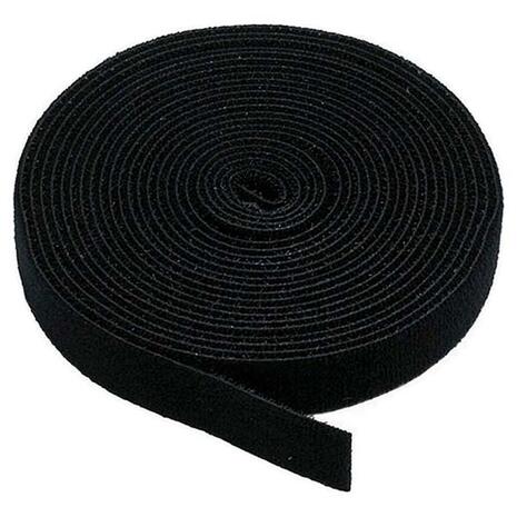 Αυτοκόλλητη Ταινία Τύπου Velcro Powertech TIES-003 Black (300cm x 20mm)