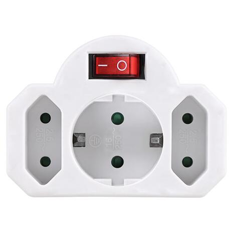 Αντάπτορας Ρεύματος Sonora 1x Schuko & 2x Διπολικό PAW121 (230-0021)