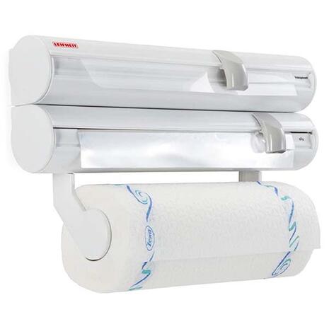 Επιτοίχια Θήκη Ρολών Κουζίνας Leifheit Rolly Mobil White (25795)