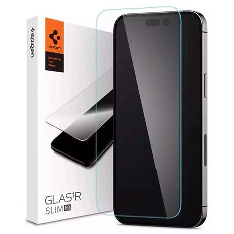 Tempered Glass Spigen® GLAS.tR Slim HD - iPhone 14 Pro (AGL05222)