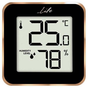 Θερμόμετρο/Υγρασιόμετρο Life Alu Mini Rose Gold (221-0228)