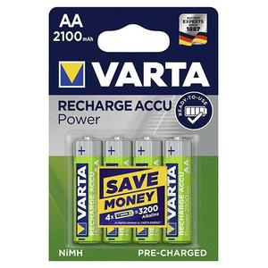 Επαναφορτιζόμενες Μπαταρίες Varta Recharge Accu Power AA (x4)