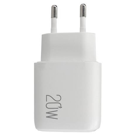 Αντάπτορας Φόρτισης Lamtech USB QC 3.0/TYPE-C 20W White (LAM023527)