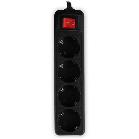 Πολύπριζο Sonora 4x Schuko PSB401 Black 1.5m (230-0016)