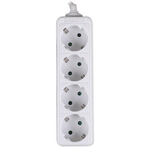 Πολύπριζο Sonora 4x Schuko PSW400 White 1.5m (230-0011)