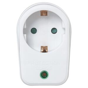 Αντάπτορας Ρεύματος Ασφαλείας Sonora 1x Schuko SPAW100 White (230-0024)