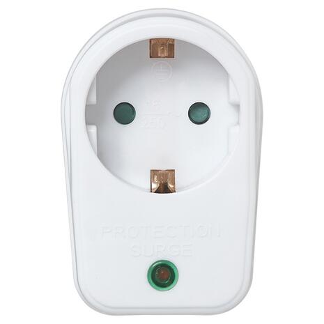 Αντάπτορας Ρεύματος Ασφαλείας Sonora 1x Schuko SPAW100 White (230-0024)