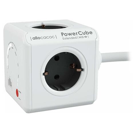 Allocacoc PowerCube | Extended WiFi | Trolley Grey (9710/DEEXWF)