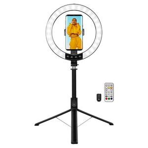 LogiLink Smartphone Ring Light with Selfie Stick Tripod (AA0156)