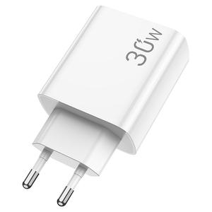 Αντάπτορας Φόρτισης Lamtech USB-C Wall Adapter 30W White (LAM112709)
