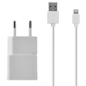 Lamtech USB QC3.0 Wall Adapter 18W & Lightning Cable 1m White (LAM020182)