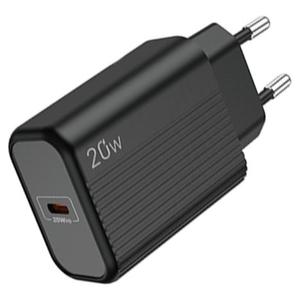 Αντάπτορας Φόρτισης Lamtech USB-C Wall Adapter 20W Black (LAM112716)