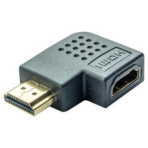 Αντάπτορας Powertech HDMI M/F 90° Left Black (CAB-H036)
