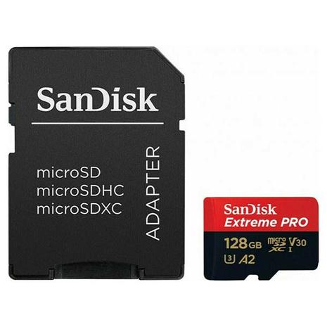 Κάρτα Μνήμης Sandisk Extreme Pro microSDXC 128GB with Adapter (SDSQXCD-128G-GN6MA)