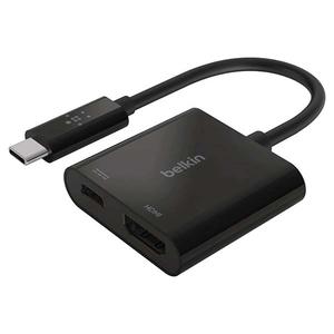 Belkin USB-C to HDMI + Charge Adapter Black (AVC002btBK)