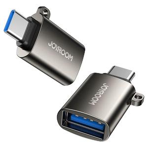 Αντάπτορας Joyroom USB-C Male to USB-A Female Grey (S-H151)