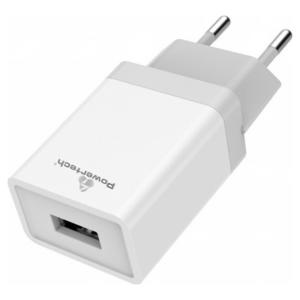 Αντάπτορας Φόρτισης Powertech USB Wall Adapter PT-761 White