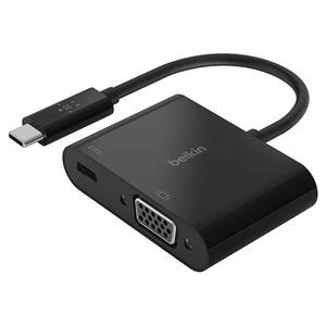 Belkin USB-C to VGA + Charge Adapter Black (AVC001btBK)