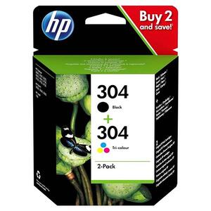 Μελάνι HP 304 Black/Tri-Colour 2-Pack (3JB05AE)