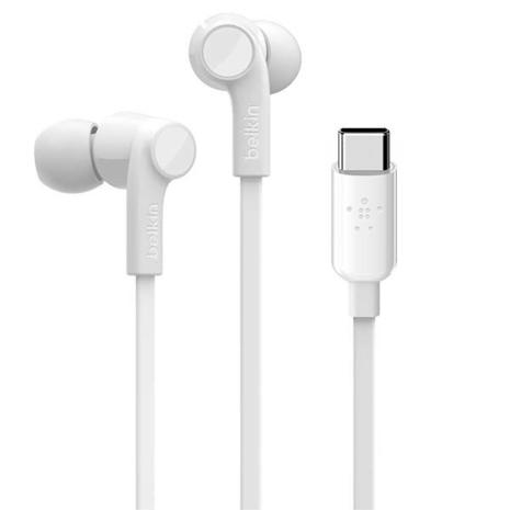 Handsfree Belkin RockStar Headphones with USB-C Connector White (G3H0002btWHT)